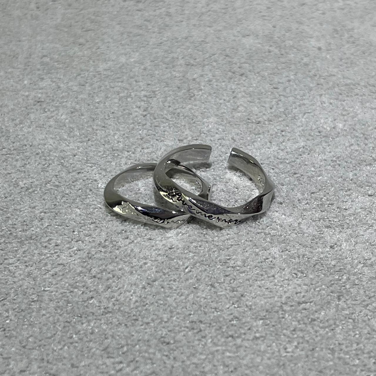 Endless love couple ring