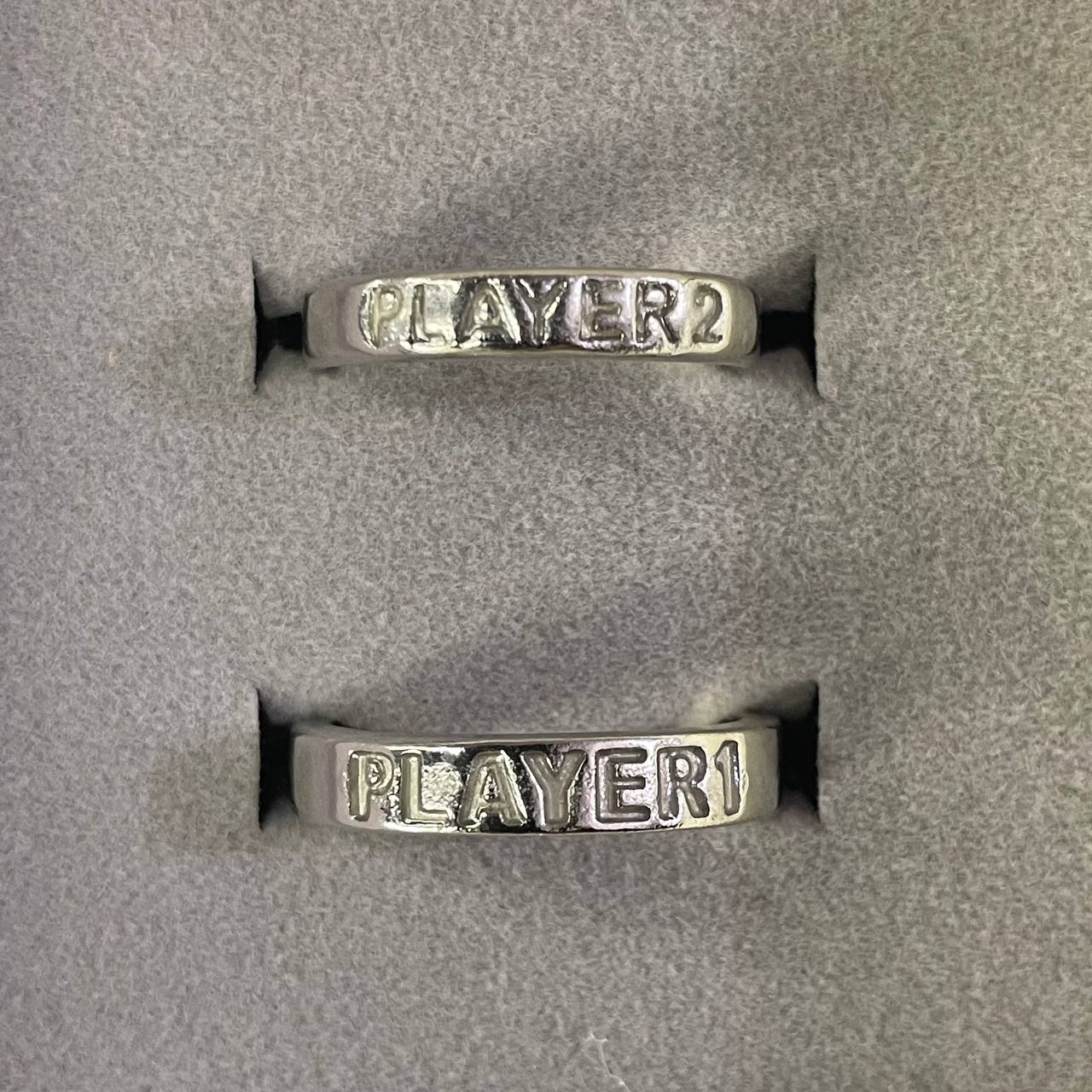 Player 1 & Player 2 Couple Rings
