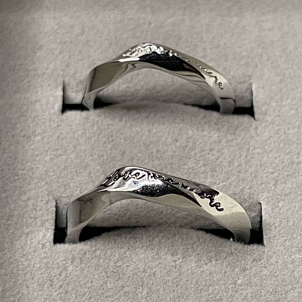 Endless love couple ring