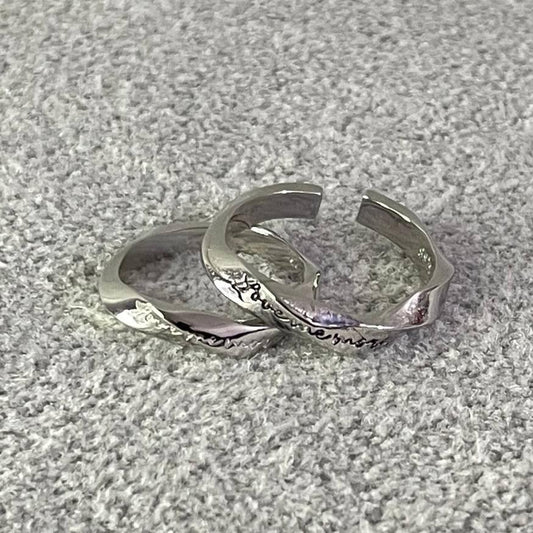 Endless love couple ring